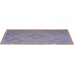 Голубой ковер с восточным орнаментом - krc/1206