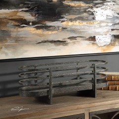 Овальный бронзовый контейнер - utr/0168