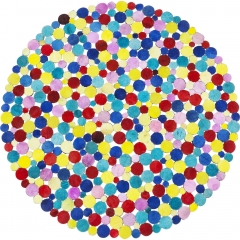 Круглый ковер Multicolor - krc/1219