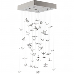 Люстра Серебристые птицы - krc/1909