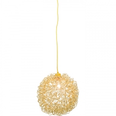 Золотистая люстра Tangle - krc/1912