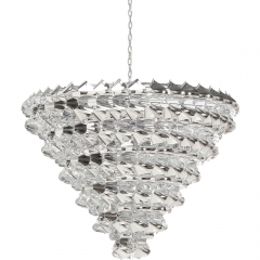 Люстра Серебристый конус - krc/1949
