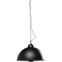 Черная люстра Шар в полусфере - krc/1950