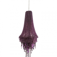 Люстра Медуза фиолетовая - krc/1999