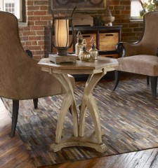 Восьмиугольный столик из массива - utr/2131