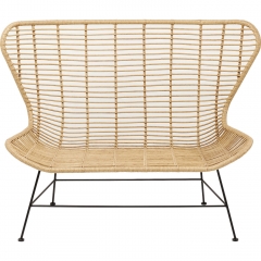 Плетеная скамья со спинкой - krc/2362