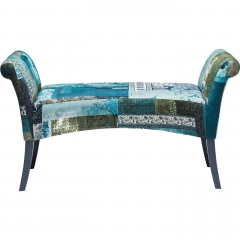 Скамья Mary пэчворк синий - krc/2410