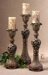 Сет из 3 подсвечников Альфина - utr/0405