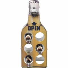 Мини-стеллаж для бутылок Beer золотистый - krc/2482