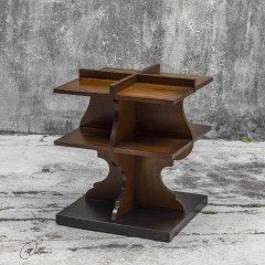 Дизайнерский столик из тонированного массива - utr/2197