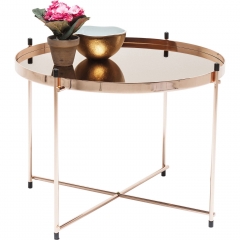 Столик Miami позолоченный круглый - krc/2708