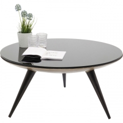 Круглый черный столик на 3 ножках - krc/2747