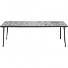 Черно-белый стол с орнаментом - krc/2758