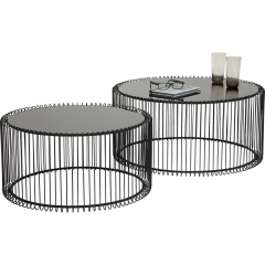 Сет из 2 столиков Grill черный - krc/2772