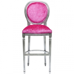 Стул Posh Silver ярко-розовый - krc/3134