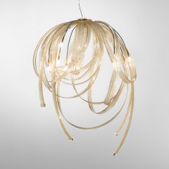 Люстра Tangle золотистая - itl/309