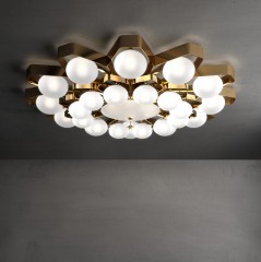 Люстра Blume maxi позолоченная - itl/569