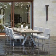 Комплект мебели для улицы на стальном каркасе - sld/162