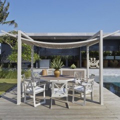 Набор мебели для террасы под плетеным навесом - sld/167