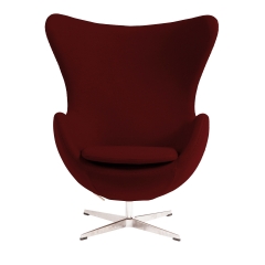 Кресло Ellipse Chair темно-бордовая шерсть - dgh/0451