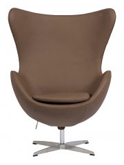 Кресло Ellipse Chair коричневая кожа - dgh/0461