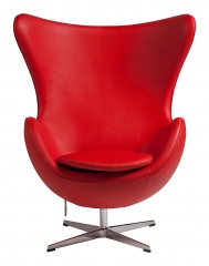 Кресло Ellipse Chair красная кожа - dgh/0463