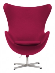 Кресло Ellipse Chair малиновая шерсть - dgh/0465