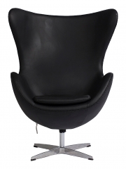 Кресло Ellipse Chair черная кожа - dgh/0481