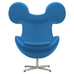 Кресло Mickey Mouse голубая шерсть - dgh/0483