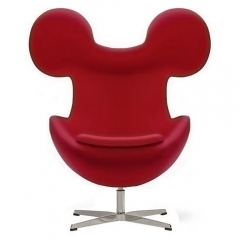 Кресло Mickey Mouse красная шерсть - dgh/0485