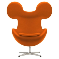 Кресло Mickey Mouse оранжевая шерсть - dgh/0486