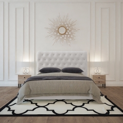 Кровать Suzanne кремовая - dgh/0743