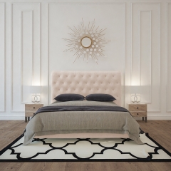 Кровать Suzanne бежевая  - dgh/0748