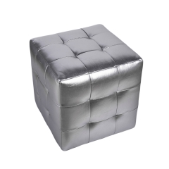 Пуф Quilted серебристый - dgh/0887
