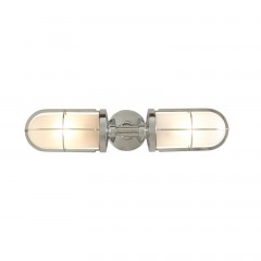 Двойное бра Varta lattice opal хром - btc/0114