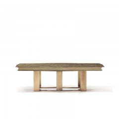 Стол Palanga-2 brass-wood - vgf/610