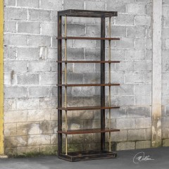 Стеллаж с латунными стойками - utr/3003