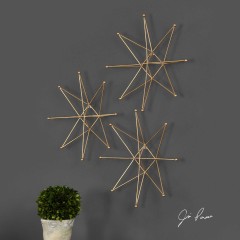 Настенное украшение Gold Stars - utr/2867
