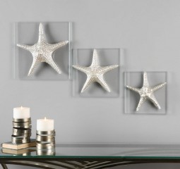 Настенное украшение Silver Starfish - utr/2850