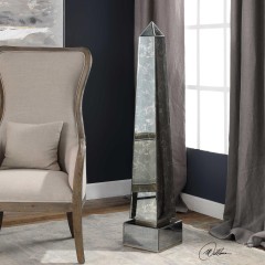 Напольная скульптура Karlee Mirrored Obelisk - utr/3479