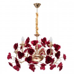 Люстра Rosetta red 5 - mwl/246