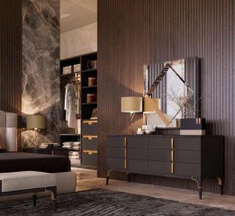 Квадратное настенное зеркало с ромбом в центре - fln/203