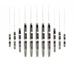 Модульная горизонтальная люстра Ovals из 20 элементов - ilf/195