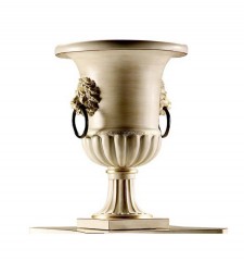 Бежевая ваза со львами - tna/274