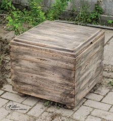 Столик-ящик из патинированных досок - utr/2139