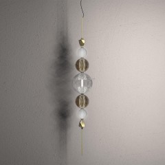 Вертикальная люстра из стеклянных шаров - itl/012