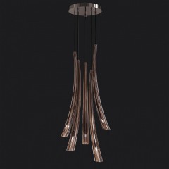 Люстра Plumage коричневая - itl/385