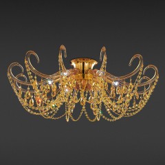 Люстра Lorena золотисто-желтая - itl/487