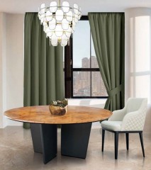 Белый кожаный стул со стеганой спинкой - fmi/223