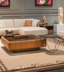 Столик с шестиугольной глянцевой столешницей - fmi/212